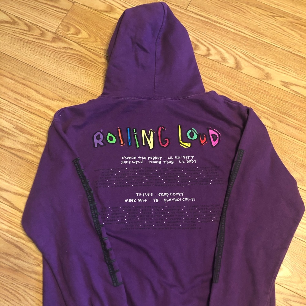 Rolling loud Big Movie Purple Hoodie - Picture 3 of 3